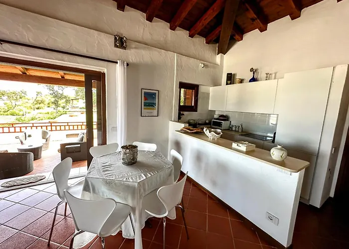 Pearl - Sea View And 10 Min From La Cinta And Lu Impostu شقة بونتالديا